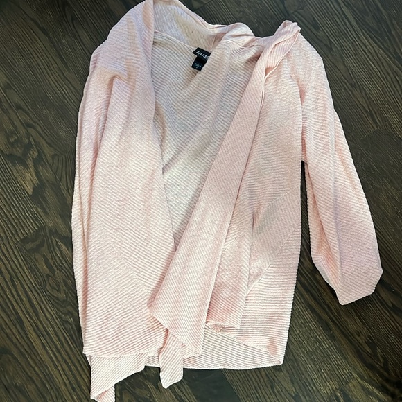 Eileen Fisher size small light pink lightweight spring cardigan - Picture 1 of 3